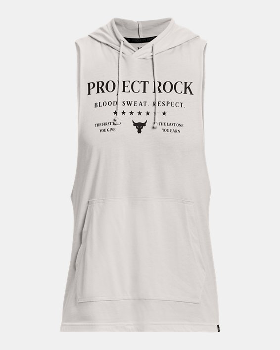 Men's Project Rock Sleeveless Hoodie | Under Armour Men's Project Rock Sleeveless Hoodie | Under Armour